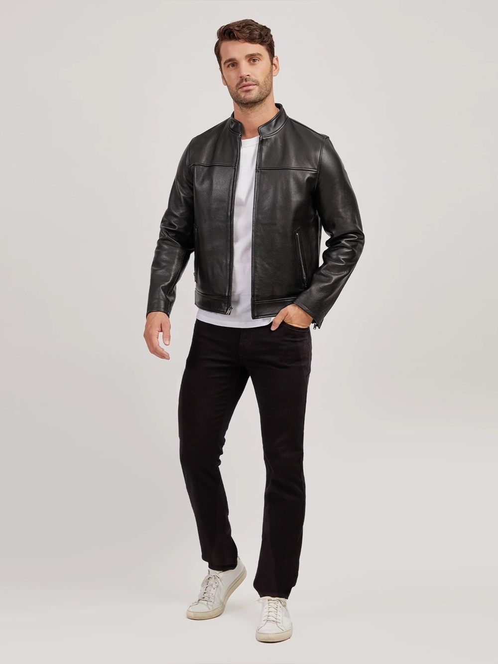 Men’s Mott & Bow Slim Jay Jeans in Black Size 36x32 Retails: $119